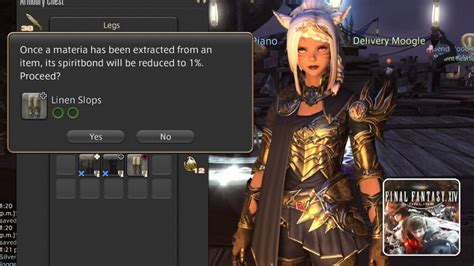 how to equip materia ffxiv.
